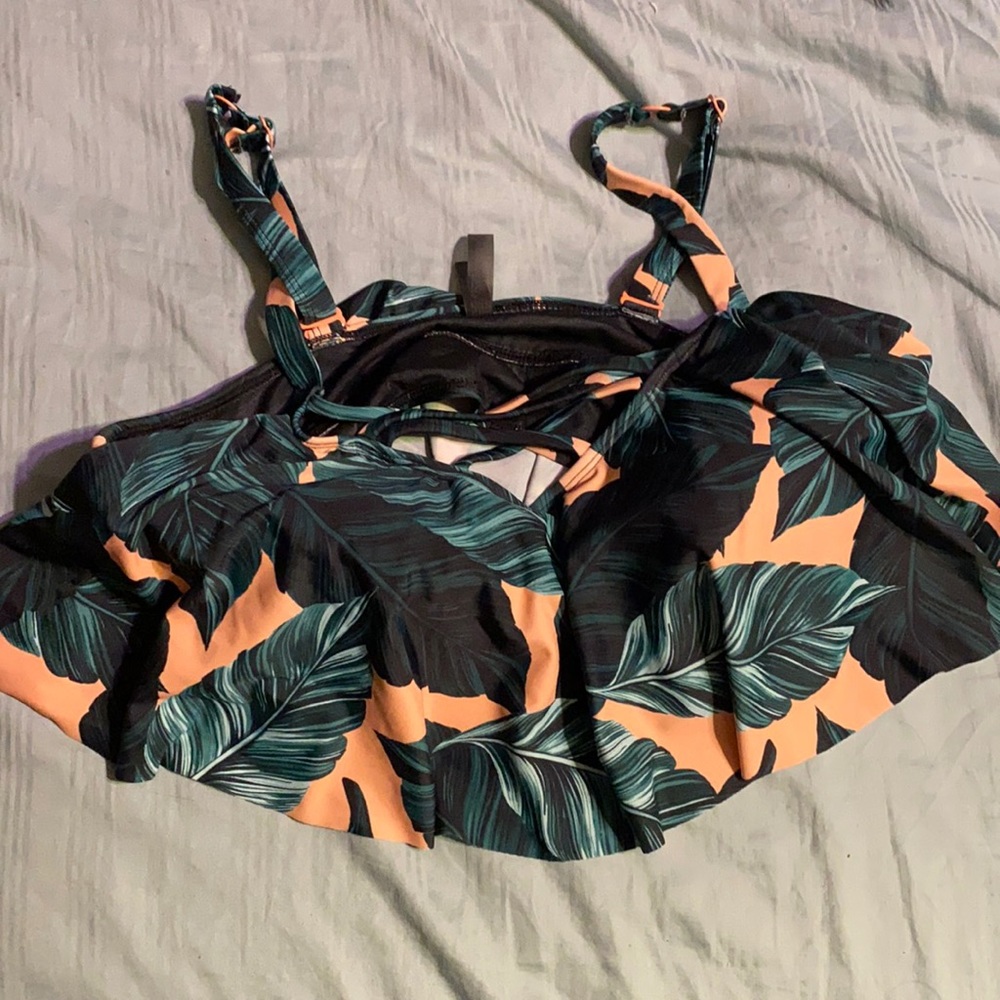 Torrid two piece flounce bikini